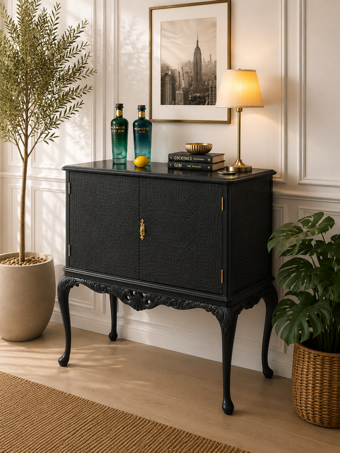 Queen Annie Style Drinks Cabinet - Image 3