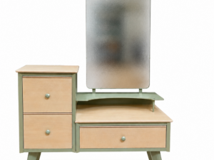 Mid Century Retro Hall Table With Mirror / Dressing Table